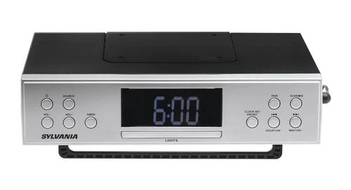 Sylvania Bluetooth Under-Cabinet Clock Radio