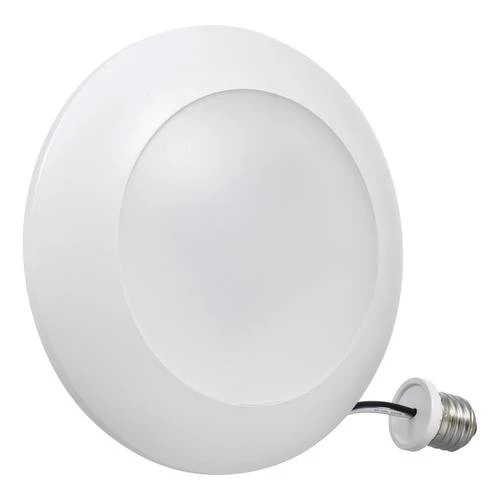 Sylvania 4", 5", And 6" White 13W Equivalent Dimmable Flood Daylight Damp-Rated 1,100 Lm LED Light Disk Fixture 5 Sylvania 4", 5", And 6" White 13W Equivalent Dimmable Flood Daylight Damp-Rated 1,100 Lm LED Light Disk Fixture -SYLVANIA SALE 3491147bl