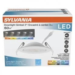 SYLVANIA® 3" LED Gimbal Ultra-Thin Downlight -SYLVANIA SALE 3492121 P ALT