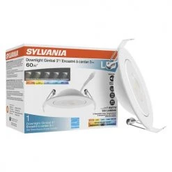 SYLVANIA® 3" LED Gimbal Ultra-Thin Downlight -SYLVANIA SALE 3492121 P ALT2