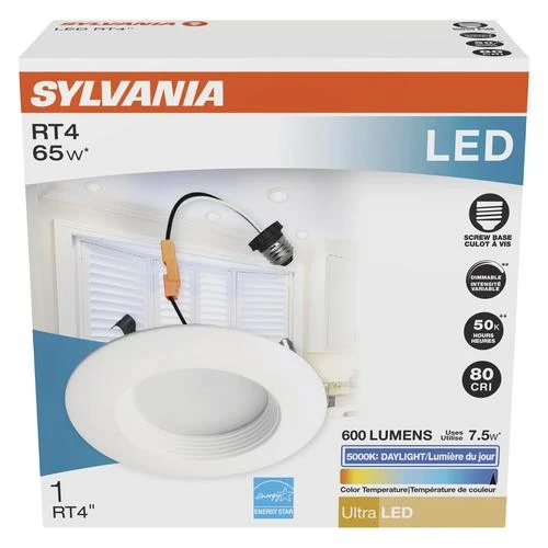 SYLVANIA® 4" LED Recessed Retrofit Downlight 4 SYLVANIA® 4" LED Recessed Retrofit Downlight - Image 2