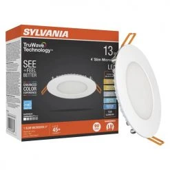 SYLVANIA® 4" TruWave™ MicroDisk LED Ultra-Thin Downlight 7 SYLVANIA® 4" TruWave™ MicroDisk LED Ultra-Thin Downlight -SYLVANIA SALE 3492125 P ALT2