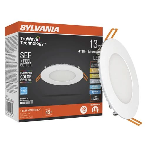 SYLVANIA® 4" TruWave™ MicroDisk LED Ultra-Thin Downlight 5 SYLVANIA® 4" TruWave™ MicroDisk LED Ultra-Thin Downlight - Image 3