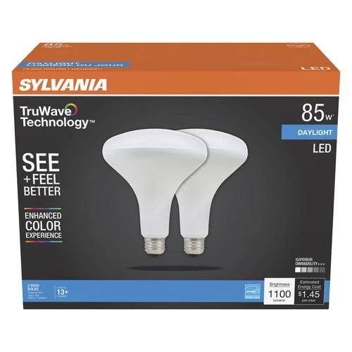 Sylvania® TruWave™ Natural Series™ 85W Equivalent BR40 Daylight Dimmable LED Light Bulb - 2 Pack 4 Sylvania® TruWave™ Natural Series™ 85W Equivalent BR40 Daylight Dimmable LED Light Bulb - 2 Pack - Image 2