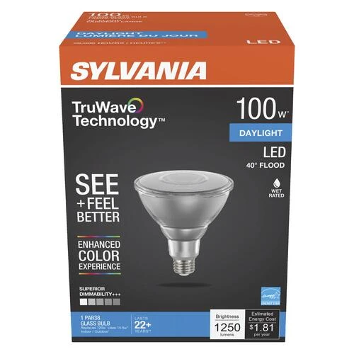 Sylvania® TruWave™ Natural Series™ 100W Equivalent PAR38 Daylight Dimmable LED Light Bulb 4 Sylvania® TruWave™ Natural Series™ 100W Equivalent PAR38 Daylight Dimmable LED Light Bulb - Image 2