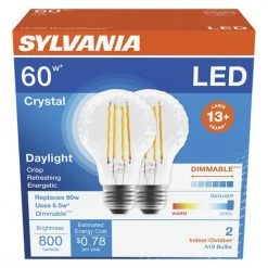 Sylvania® 60W Equivalent A19 Daylight Dimmable LED Light Bulb - 2 Pack 7 Sylvania® 60W Equivalent A19 Daylight Dimmable LED Light Bulb - 2 Pack -SYLVANIA SALE 3534562 P Alt