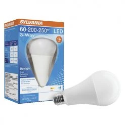 Sylvania® 60/200/250W Equivalent A23 Daylight 3-Way LED Light Bulb -SYLVANIA SALE 3534571 P Alt3