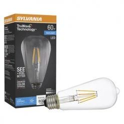 Sylvania® TruWave™ Natural Series™ 60W Equivalent ST19 Daylight Dimmable LED Light Bulb -SYLVANIA SALE 3535059 P Alt3