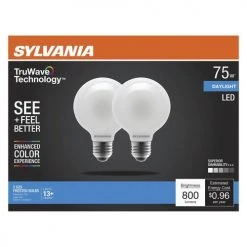 Sylvania® TruWave™ Natural Series™ 75W Equivalent G25 Daylight Dimmable LED Light Bulb - 2 Pack 8 Sylvania® TruWave™ Natural Series™ 75W Equivalent G25 Daylight Dimmable LED Light Bulb - 2 Pack -SYLVANIA SALE 3535072 P Alt2
