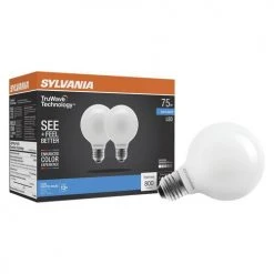 Sylvania® TruWave™ Natural Series™ 75W Equivalent G25 Daylight Dimmable LED Light Bulb - 2 Pack 9 Sylvania® TruWave™ Natural Series™ 75W Equivalent G25 Daylight Dimmable LED Light Bulb - 2 Pack -SYLVANIA SALE 3535072 P Alt3