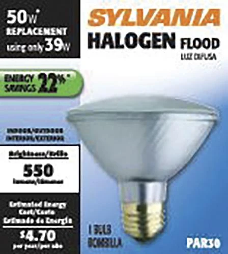 Sylvania 39-Watt PAR30 Dimmable Halogen Light Bulb 4 Sylvania 39-Watt PAR30 Dimmable Halogen Light Bulb - Image 2