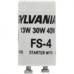 Sylvania FS-4 Fluorescent Starters 2-Pack