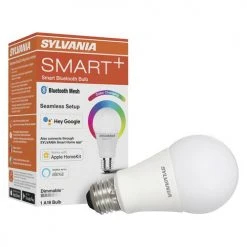 Sylvania® SMART PLUS 60W Equivalent A19 Full Color And Tunable White Dimmable Bluetooth LED Light Bulb -SYLVANIA SALE 3580093 P ALT91