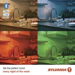 Sylvania® SMART PLUS 60W Equivalent A19 Full Color And Tunable White Dimmable Bluetooth LED Light Bulb -SYLVANIA SALE 3580093 P SF11