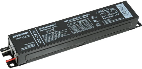 Sylvania 2-Bulb 120-277V Rapid Start Electronic Replacement Ballast 10-Pack 3 Sylvania 2-Bulb 120-277V Rapid Start Electronic Replacement Ballast 10-Pack